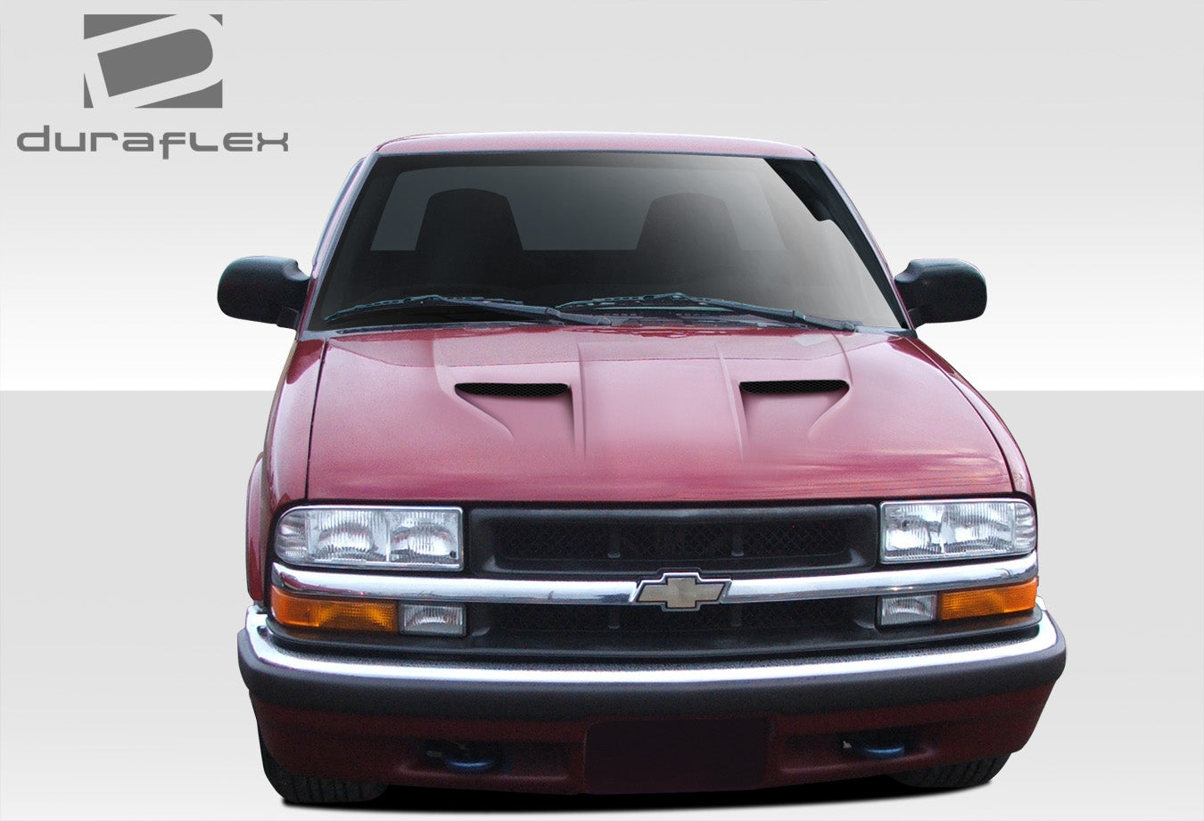 1994-2004 Chevrolet S-10 / 1995-2005 Chevrolet Blazer / 1996-2001 Oldsmobile Bravada Duraflex CVX Hood - 1 Piece