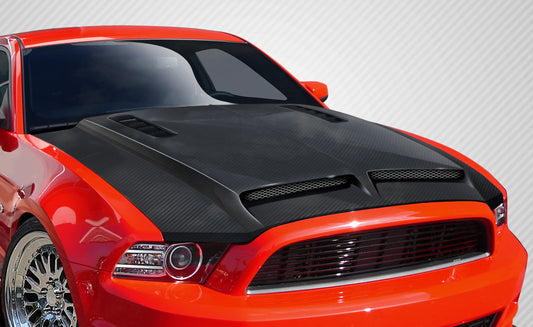 2013-2014 Ford Mustang / 2010-2014 Mustang GT500 Carbon Creations GT500 Hood - I Piece