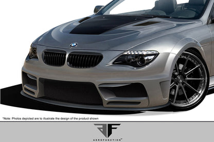 2004-2010 BMW 6 Series E63 E64 2DR Convertible AF-2 Wide Body Front Bumper Cover ( GFK ) - 1 Piece (S)