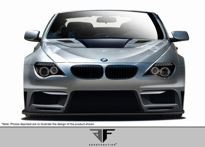 2004-2010 BMW 6 Series E63 E64 2DR Convertible AF-2 Wide Body Front Lip Under Air Dam Spoiler ( GFK ) - 1 Piece (S)