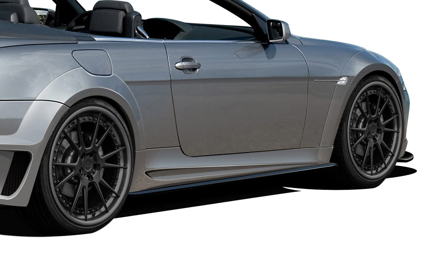 2004-2010 BMW 6 Series E63 E64 2DR Convertible AF-2 Wide Body Side Skirts Rocker Panels ( GFK ) - 2 Piece (S)