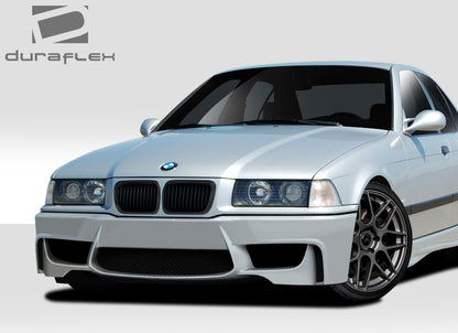 1992-1998 BMW 3 Series M3 E36 Duraflex 1M Look Front Bumper Cover - 1 Piece