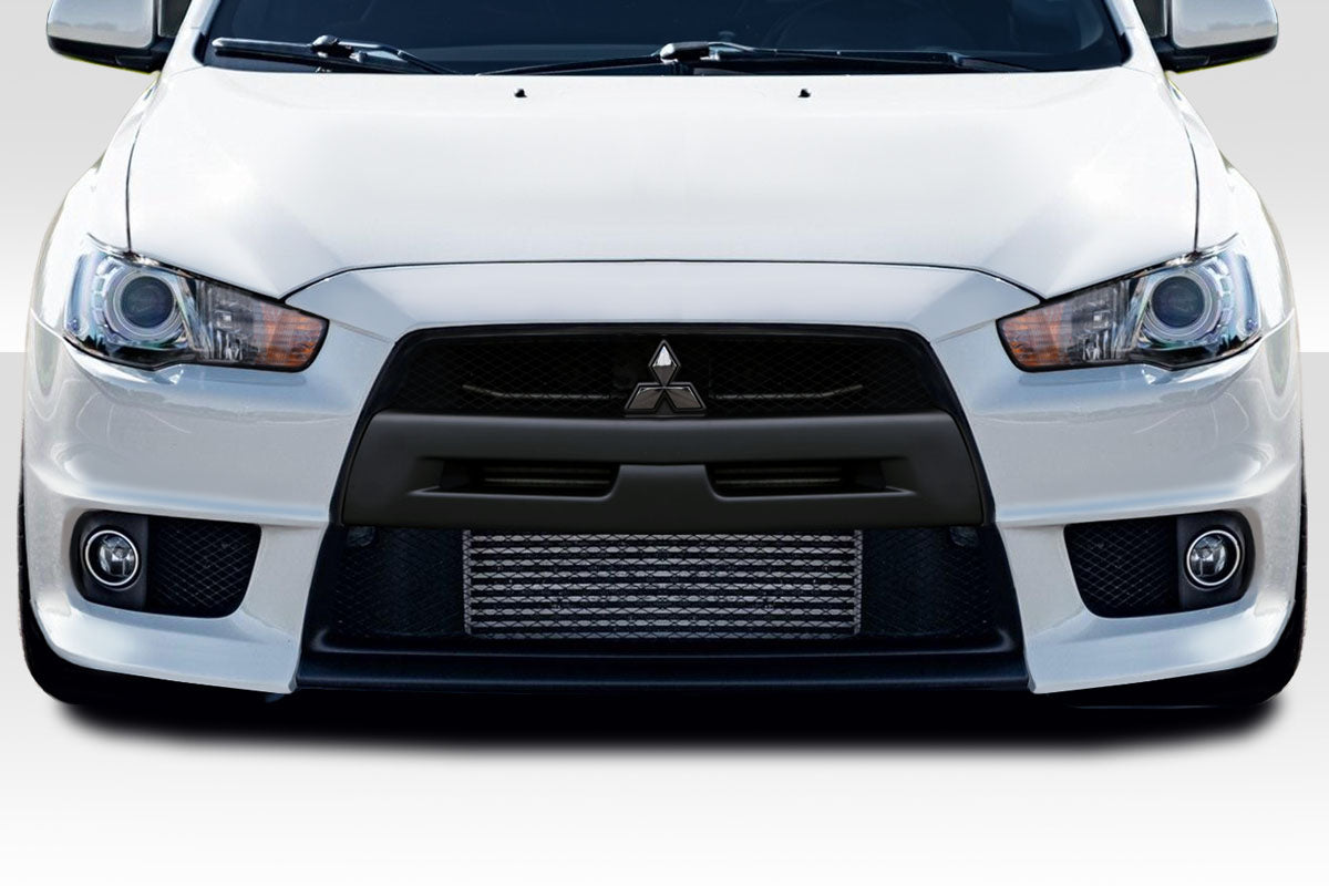 2008-2017 Mitsubishi Lancer Duraflex Evo X V2 Front Bumper Cover - 1 Piece