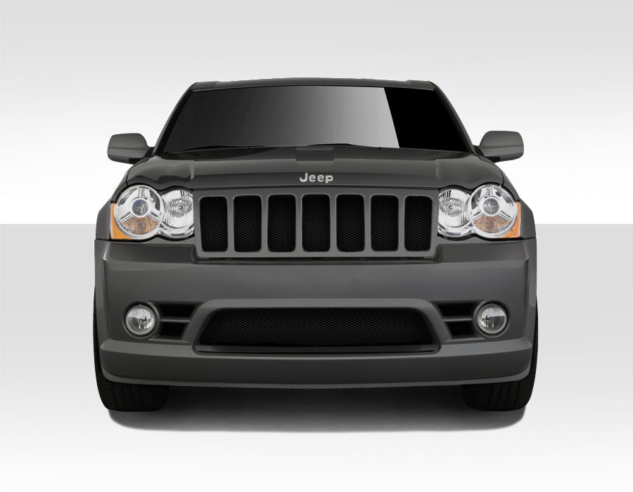 2008-2010 Jeep Grand Cherokee Duraflex SRT Look Front Bumper Cover - 1 Piece