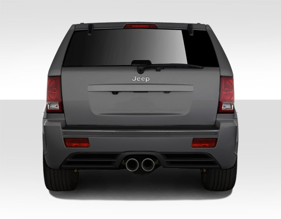 2005-2010 Jeep Grand Cherokee Duraflex SRT Look Rear Bumper Cover - 1 Piece