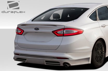 2013-2016 Ford Fusion Duraflex Racer Rear Lip Under Spoiler Air Dam - 1 Piece