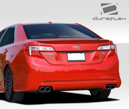 2012-2014 Toyota Camry Duraflex Racer Rear Lip Under Spoiler Air Dam - 1 Piece