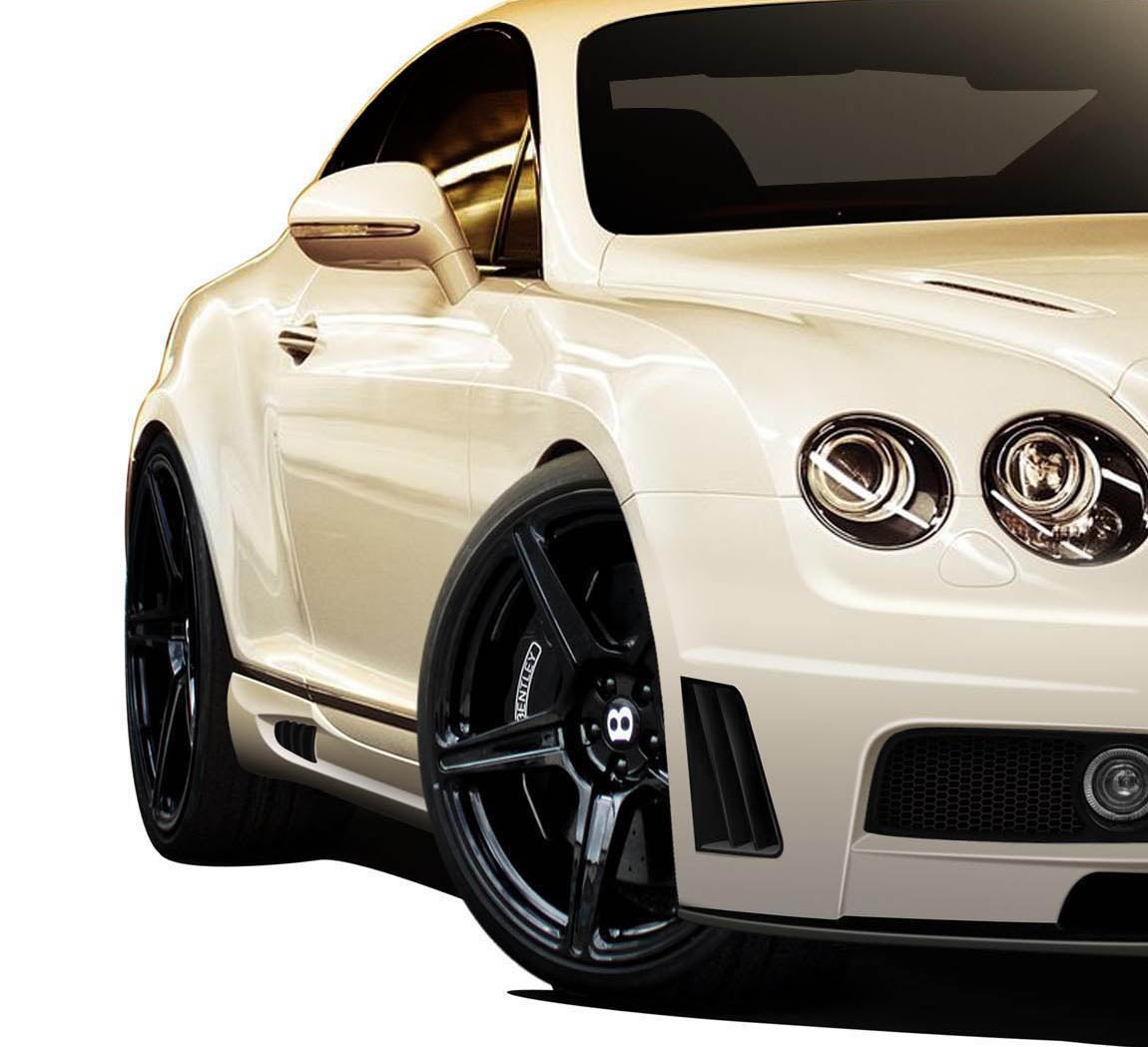 2003-2010 Bentley Continental GT GTC AF-1 Side Skirt Rocker Panels ( GFK ) - 2 Piece