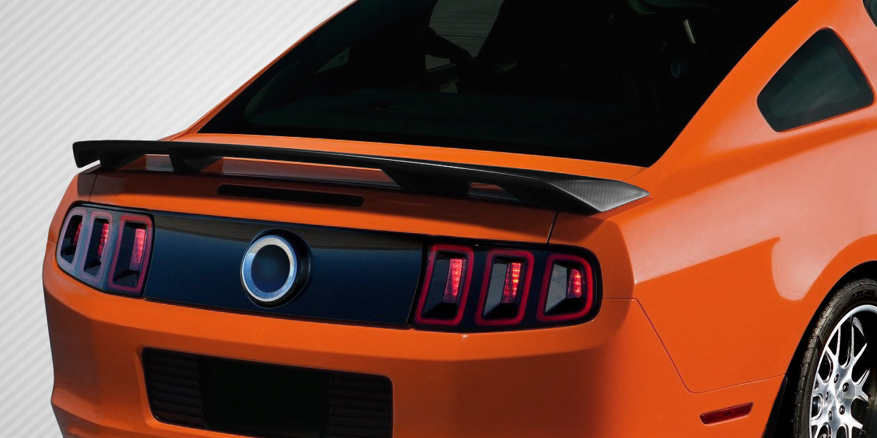 2010-2014 Ford Mustang Carbon Creations Boss Look Wing Spoiler - 1 Piece