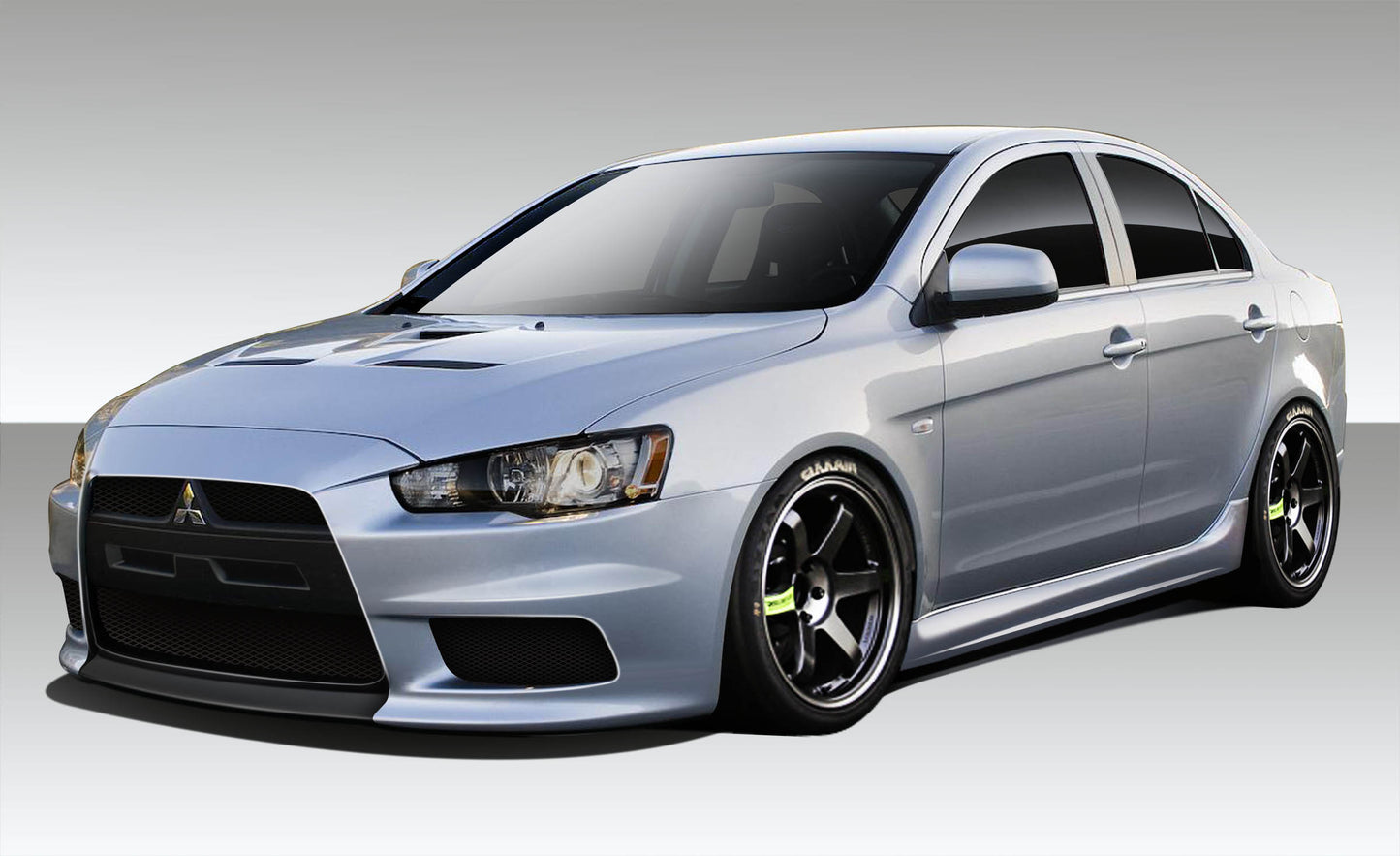 2008-2017 Mitsubishi Lancer Duraflex Evo X V3 Body Kit - 4 Piece