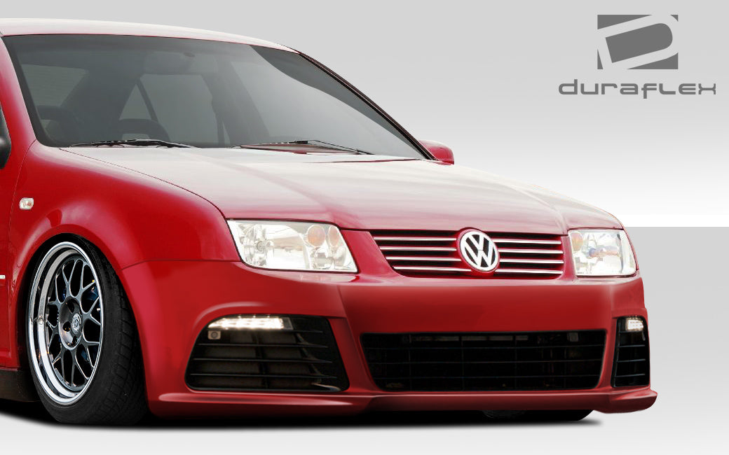 1999-2004 Volkswagen Jetta Duraflex R Look Front Bumper Cover - 1 Piece