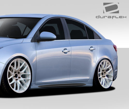 2011-2015 Chevrolet Cruze Duraflex GT Racing Side Skirt Rocker Panels - 2 Piece