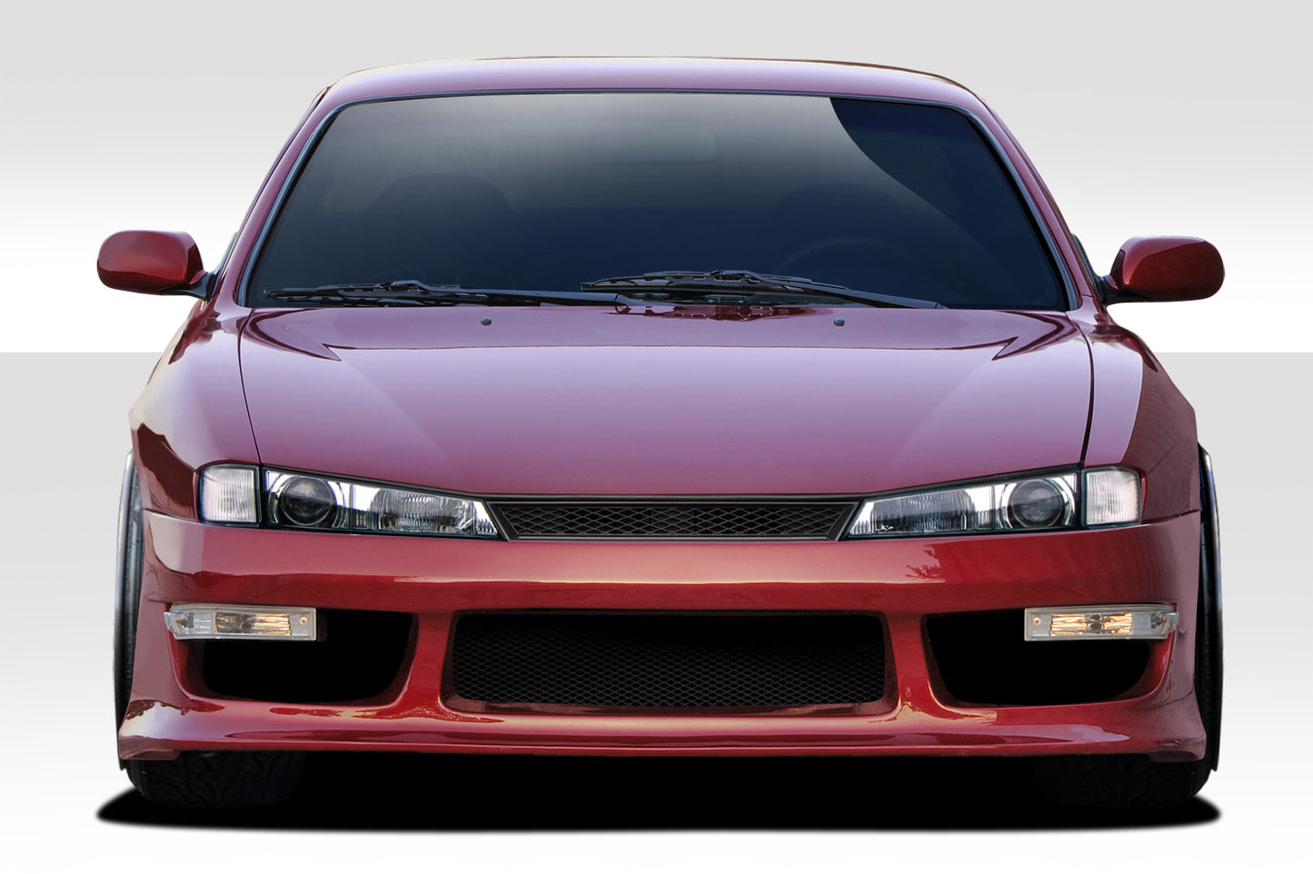 1997-1998 Nissan 240SX S14 Duraflex V-Speed Wide Body Front Bumper Cover - 1 Piece