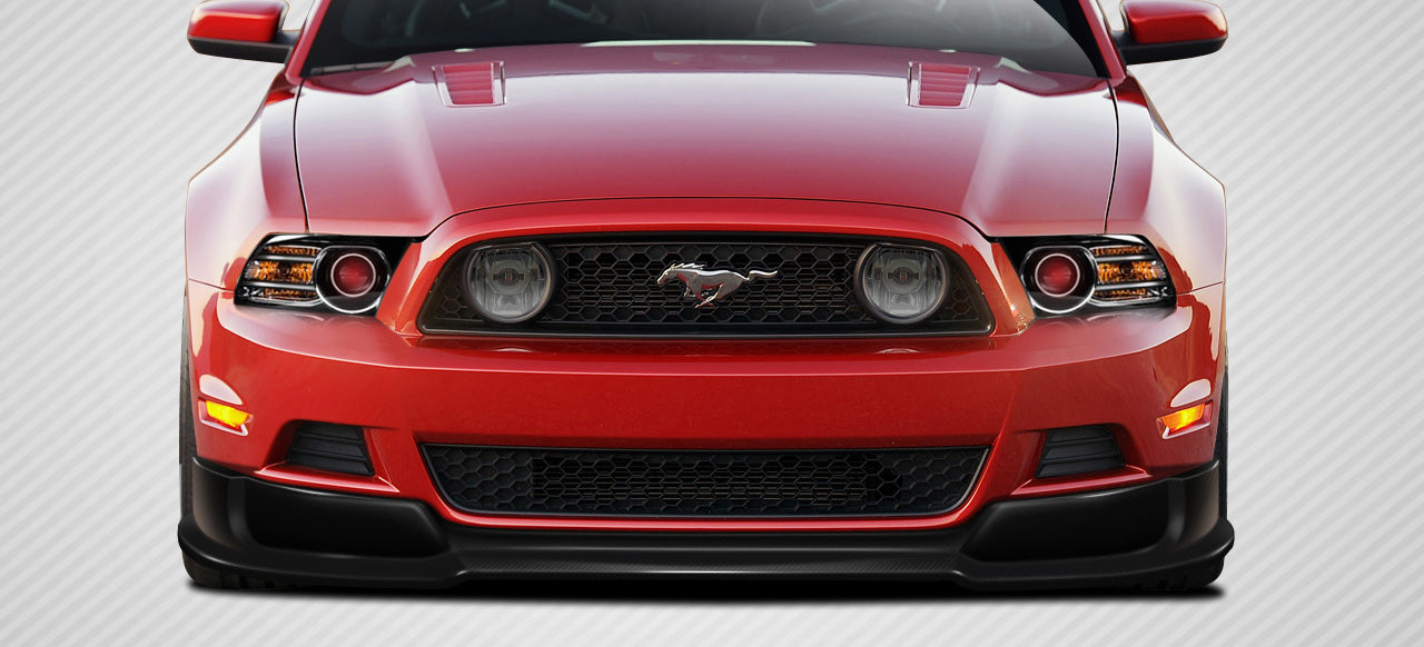 2013-2014 Ford Mustang Carbon Creations R500 Front Lip Under Air Dam Spoiler - 1 Piece