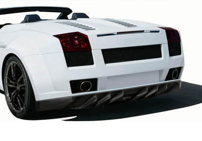 2004-2008 Lamborghini Gallardo AF-1 Wide Body Rear Bumper Cover ( GFK ) - 1 Piece