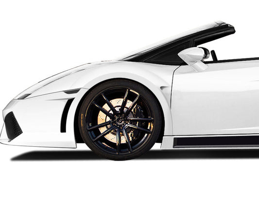 2004-2008 Lamborghini Gallardo AF-1 Wide Body Front Fender Flares ( GFK ) - 2 Piece