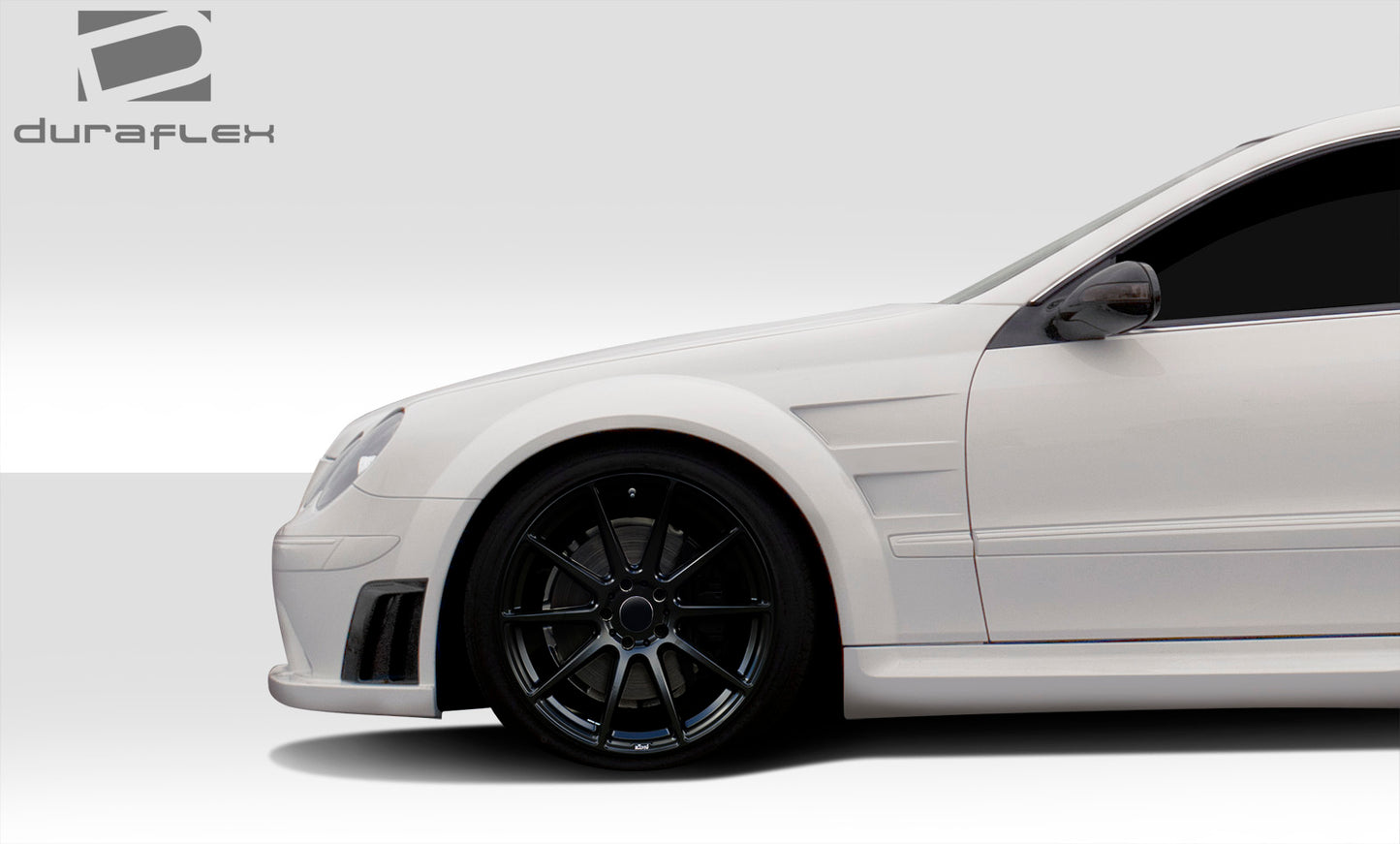 2003-2009 Mercedes CLK W209 Duraflex Black Series Look Wide Body Front Fenders - 2 Piece