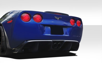 2005-2013 Chevrolet Corvette C6 Duraflex GT Racing Rear Diffuser - 5 Piece