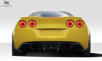 2005-2013 Chevrolet Corvette C6 Duraflex GT Racing Rear Diffuser - 5 Piece