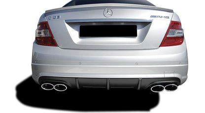 2008-2014 Mercedes C Class W204 Vaero C63 V1 Look Rear Bumper Cover ( with PDC ) - 1 Piece (S)