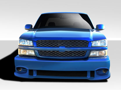 2003-2006 Chevrolet Silverado 2002-2006 Chevrolet Avalanche (without cladding) Duraflex BT-3 Front Bumper Cover - 1 Piece