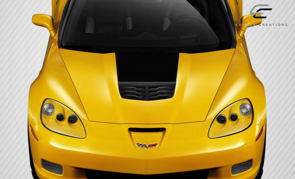 2005-2013 Chevrolet Corvette C6 Carbon Creations Stingray Z Hood - 1 Piece