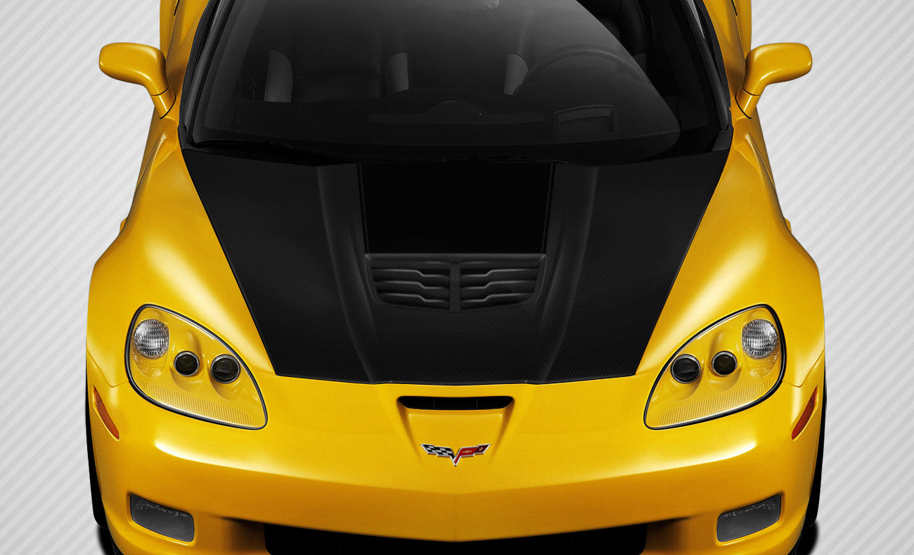 2005-2013 Chevrolet Corvette C6 Carbon Creations Stingray Z Hood - 1 Piece