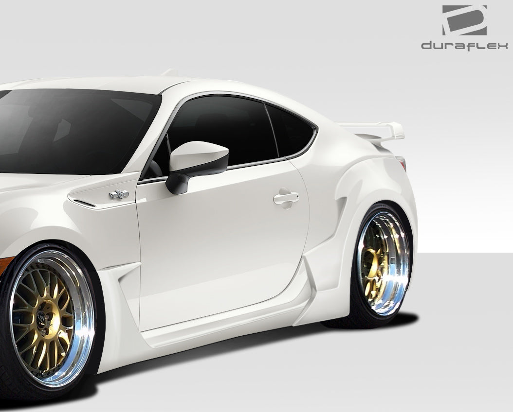 2013-2020 Scion FR-S Toyota 86 Subaru BRZ Duraflex W-1 Rear Fender Flares - 2 Piece