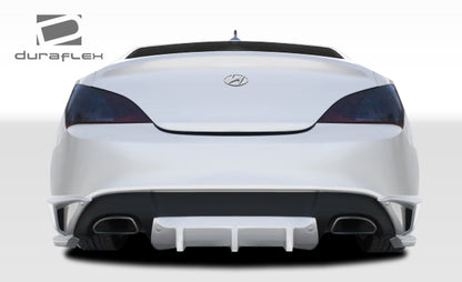 2010-2016 Hyundai Genesis Coupe 2DR Duraflex TP-R Rear Lip Under Spoiler Air Dam with Diffuser - 3 Piece