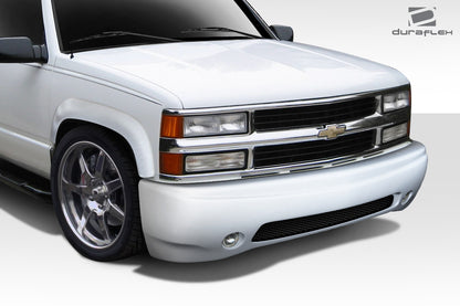 1988-1999 Chevrolet GMC C Series / K Series Pickup 1992-1999 Tahoe Yukon Suburban F/S Duraflex Denali Look Front Bumper Cover - 1 Piece