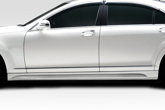 2007-2013 Mercedes S Class W221 Eros Version 3 Side Skirts Rocker Panels - 2 Piece