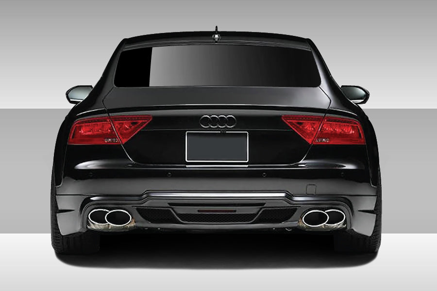 2012-2015 Audi A7 C7 Eros Version 1 Rear Lip Under Air Dam Spoiler - 1 Piece