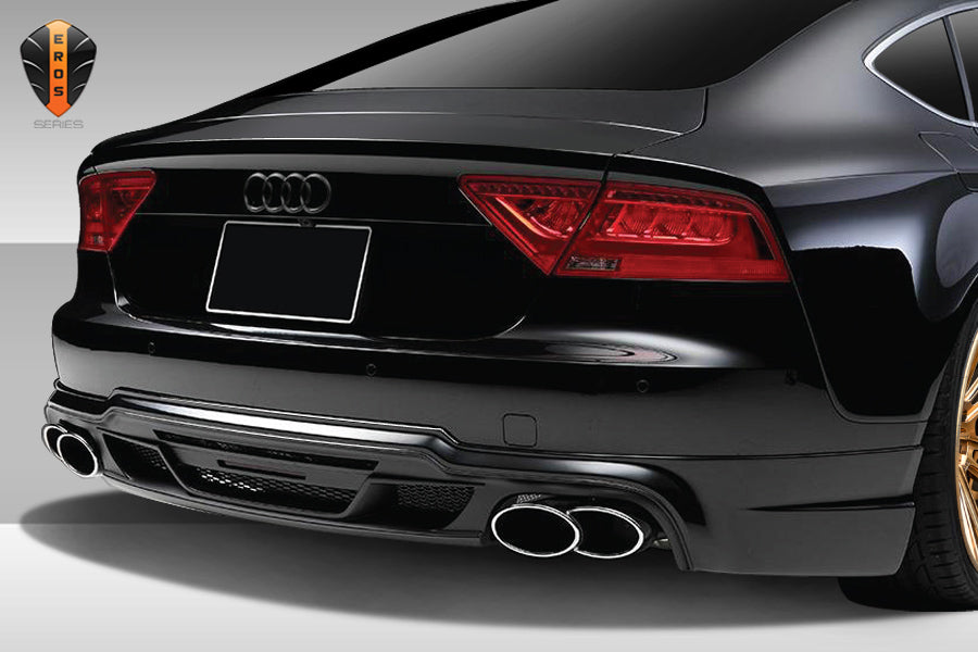 2012-2015 Audi A7 C7 Eros Version 1 Rear Lip Under Air Dam Spoiler - 1 Piece