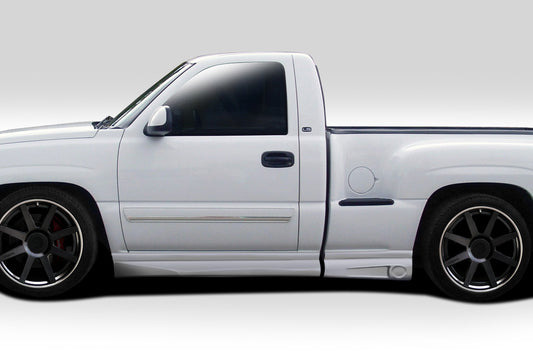 1999-2006 Chevrolet Silverado / 2000-2006 GMC Sierra Regular Cab Fleetside Stepside Duraflex BT-1 Side Skirt Rocker Panels - 4 Piece