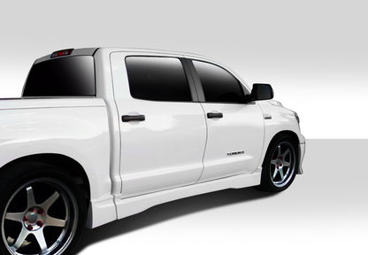 2007-2014 Toyota Tundra Crew Max Duraflex BT-1 Side Skirts Rocker Panels - 4 Piece (S)