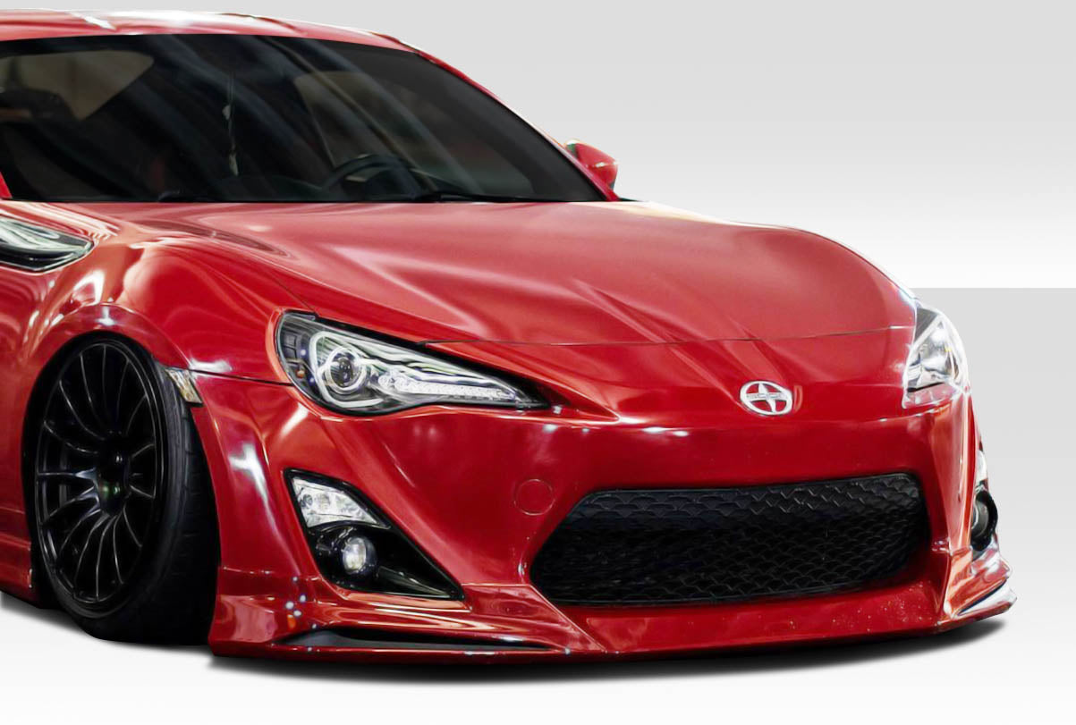 2013-2016 Scion FR-S Duraflex Modellista Look Front Lip Under Air Dam Spoiler - 3 Piece