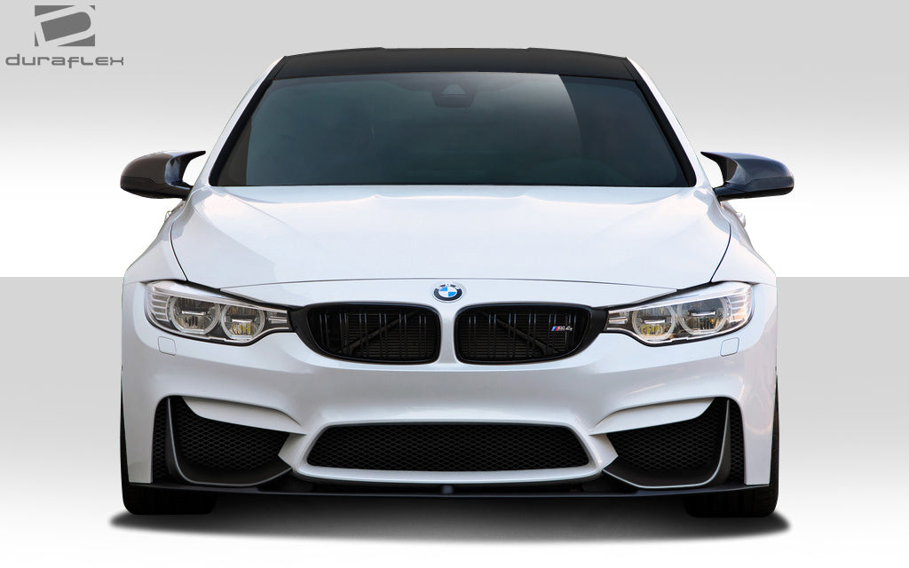 2014-2018 BMW M3 F80 2014-2020 M4 F82 F83 Duraflex M Performance Look Front Add Ons Spat Extensions - 2 Piece (S)