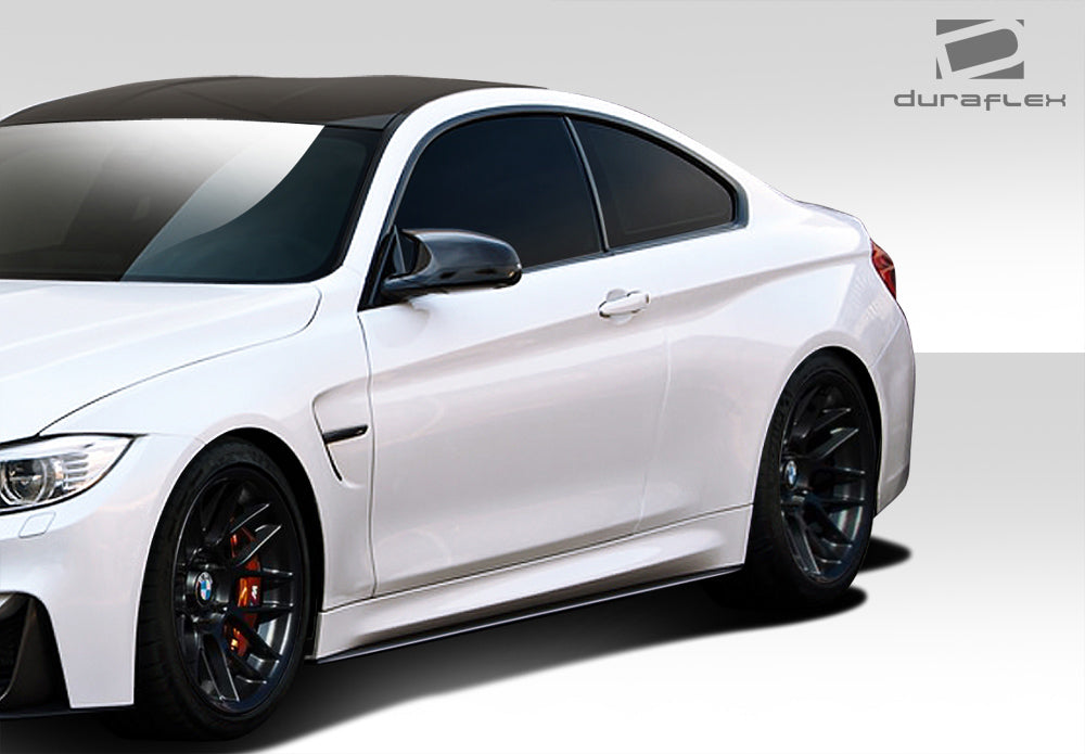 2014-2020 BMW M4 F82 / 4 Series F32 Duraflex M Performance Look Side Skirt Splitters - 2 Piece