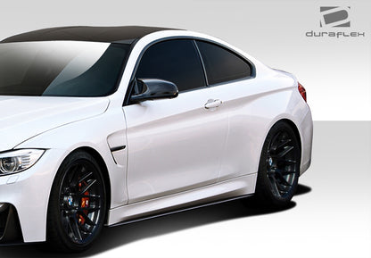 2014-2020 BMW M4 F82 / 4 Series F32 Duraflex M Performance Look Side Skirt Splitters - 2 Piece