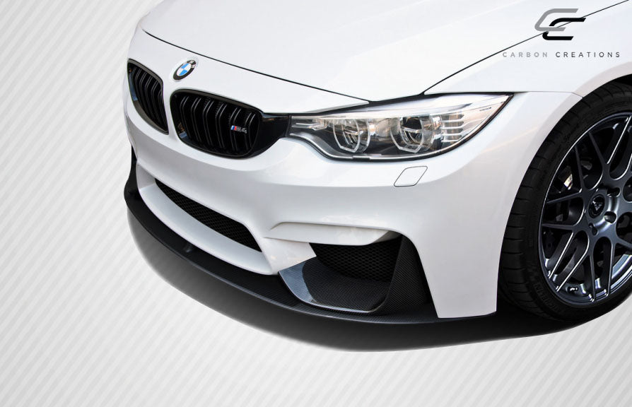 2014-2018 BMW M3 F80 2014-2020 M4 F82 F83 Carbon Creations M Performance Look Front Splitter - 2 Piece (s)