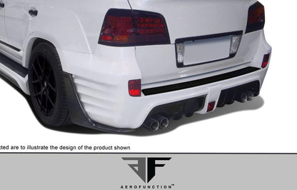 2008-2015 Lexus LX570 AF-1 Wide Body Rear Bumper Cover ( GFK ) - 1 Piece (S)