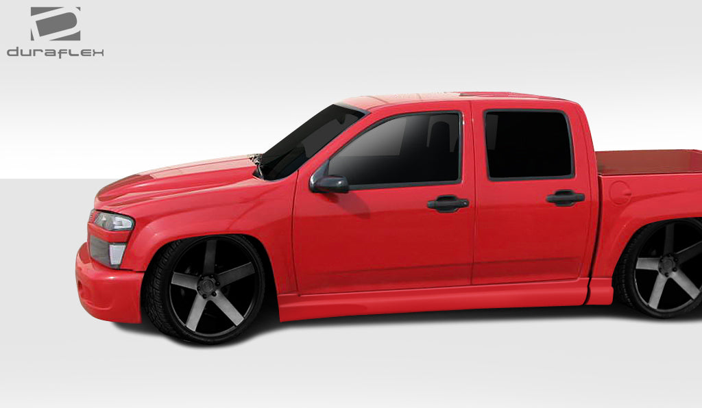 2004-2009 Chevrolet Colorado / GMC Canyon Crew Cab Duraflex BT-1 Side Skirt Rocker Panels - 4 Piece