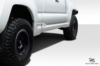 2005-2010 Toyota Tacoma Extended Cab Duraflex BT-1 Side Skirt Rocker Panels - 4 Piece