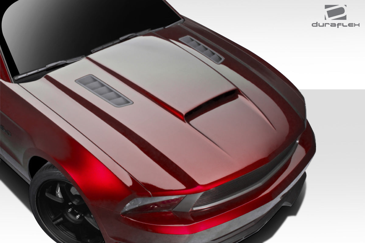 2010-2012 Ford Mustang Duraflex CVX Version 3 Hood - 3 Piece