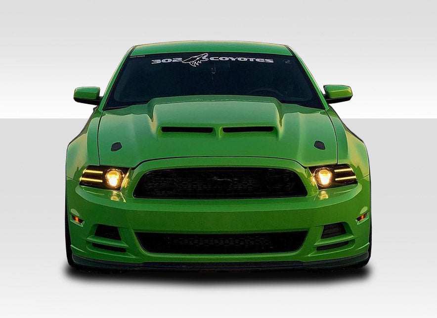 2013-2014 Ford Mustang / 2010-2014 Mustang GT500 Duraflex CVX Version 2 Hood - 1 Piece