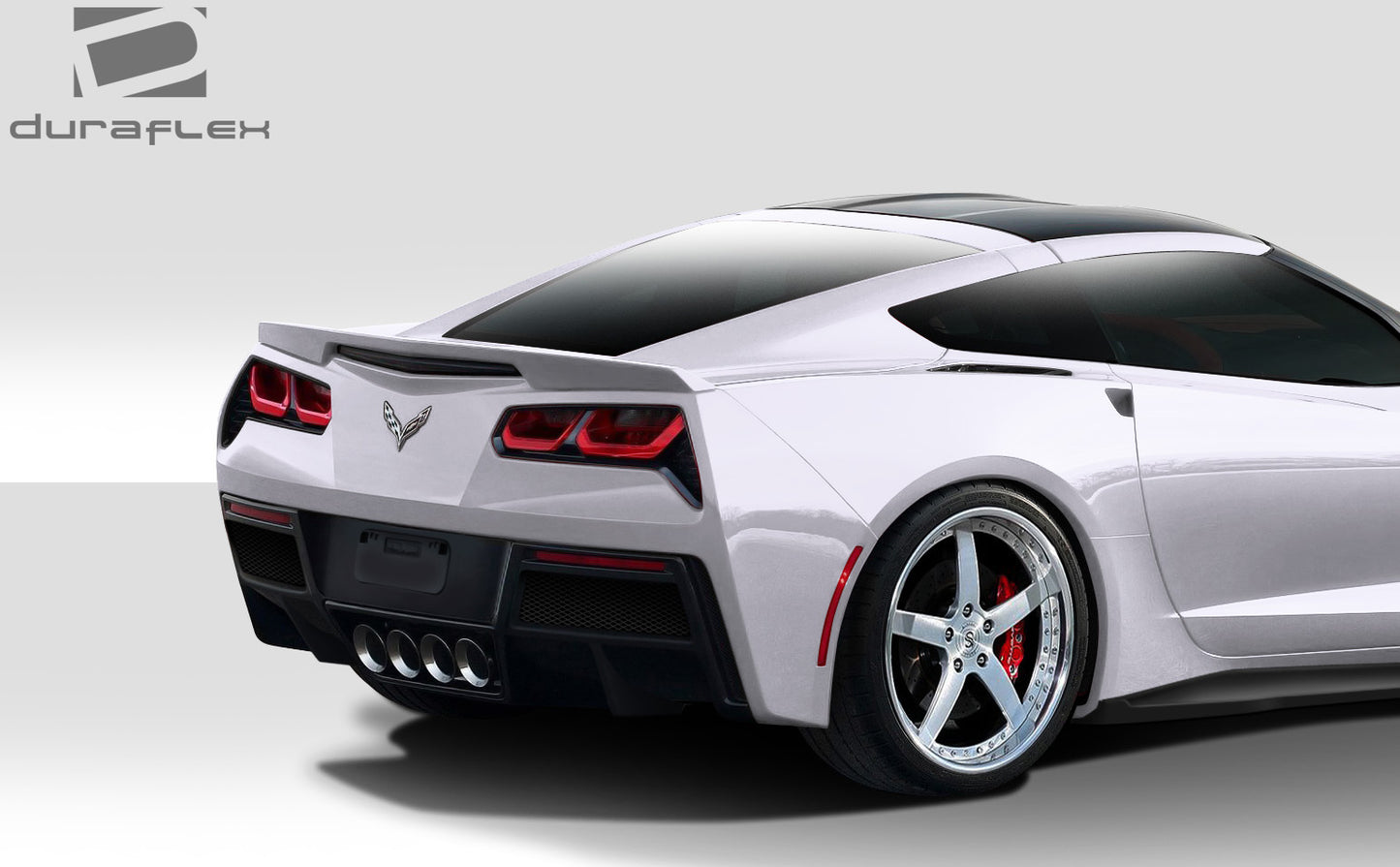 2014-2019 Chevrolet Corvette C7 Duraflex Gran Veloce Rear Diffuser- 1 Piece