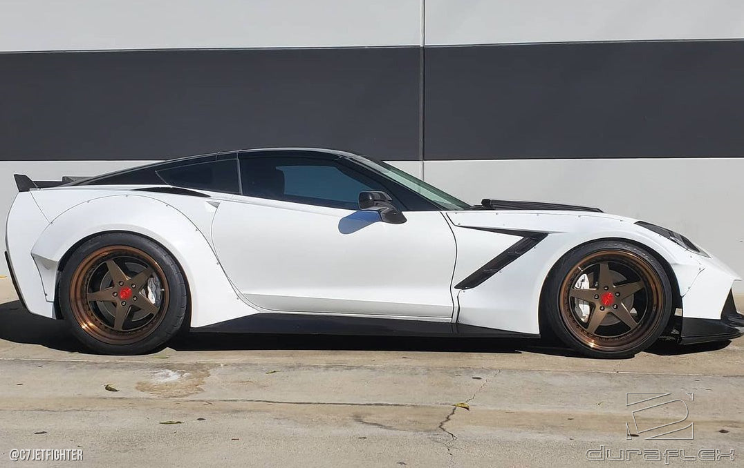 2014-2019 Chevrolet Corvette C7 Duraflex Gran Veloce Wide Body Kit - 6 Piece