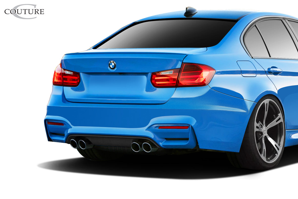 2012-2018 BMW 3 Series F30 Couture Polyurethane M3 Look Rear Bumper (requires diffuser and change to M3 M4 Look exhaust ) - 1 Piece