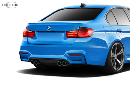 2012-2018 BMW 3 Series F30 Couture Polyurethane M3 Look Rear Bumper (requires diffuser and change to M3 M4 Look exhaust ) - 1 Piece