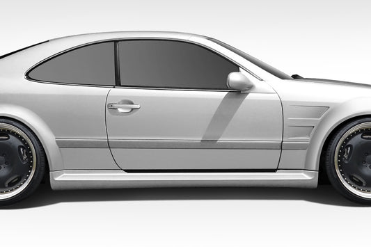 1998-2002 Mercedes CLK W208 Duraflex Black Series Look Wide Body Side Skirts Rocker Panels - 2 Piece